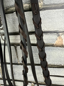 S/H English Hunter Complete Pelham Bridle - Brown - Full