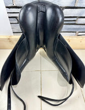 Load image into Gallery viewer, 17 1/2” Wide Ideal Jessica Dressage Saddle - Black