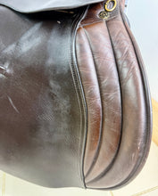 Load image into Gallery viewer, 17 1/2” Wide-XW Frank Baines Eclipse GP Saddle - Brown