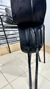 17” MN Albion SL Dressage Saddle - Black
