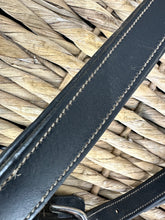 Load image into Gallery viewer, S/H Elasticated Long Bridge Breastplate &amp; Mart -Cob- Black