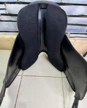 Load image into Gallery viewer, 17” Wide Holistic Saddlery Monoflap Dressage Saddle - Black