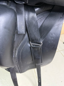 18” MW Ideal Suzannah LH Dressage Saddle - Black
