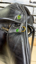 Load image into Gallery viewer, 16 1/2” Wide Oakland House Saddlery GP Saddle - Black - Cob Wide