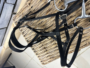 S/H Roma Web Complete Flash Bridle - Black - Full