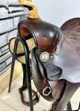 Load image into Gallery viewer, 16” Bunkhouse Leather Banderas Texas Western Saddle - Brown