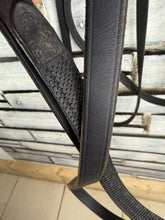 Load image into Gallery viewer, S/H English Hunter Complete Double Bridle - Black - Full/TB