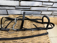 Load image into Gallery viewer, S/H English Complete Kimblewick Bridle - Black - Cob