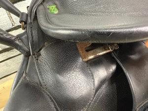 17” Wide GZS Para/RDA/Learner Saddle - Black