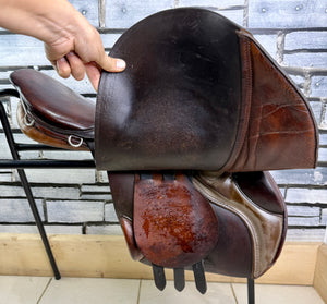 17 1/2” C (MW) Stubben Siegfried II Jump Saddle - Brown