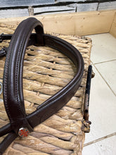 Load image into Gallery viewer, S/H Easytrek Leather CrossUnder Bitless Bridle - Brown - Cob