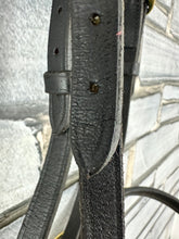 Load image into Gallery viewer, S/H English In-hand Showing Bridle - Black/Brass - Full