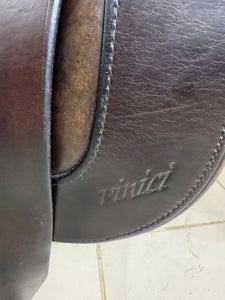 17” MW Black Country Vinici Monoflap Jump Saddle - Brown