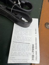 Load image into Gallery viewer, Jeffries Pelham Roundings - Black English Leather