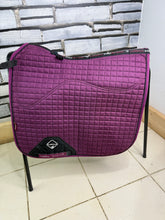Load image into Gallery viewer, Lemieux X Grip Dressage Saddlepad - Plum - Large