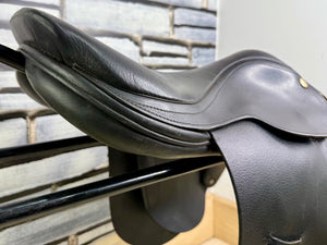 18” Medium Oakland House Saddlery Jump Saddle - Black