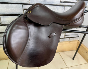 15 1/2” Wide Excelle/Walsall Riding English Pony GP Saddle - Brown