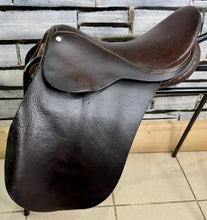 Load image into Gallery viewer, 14” Wide Pony GP Childs Saddle - Brown - English Leather - Lead Rein/Tiny Tot - Shetland