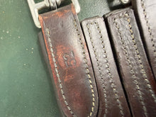 Load image into Gallery viewer, 52” Elasticated Leather Stud/Jumping Stud Girth-Brown - Soft Padding