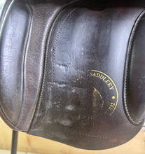 Load image into Gallery viewer, 15” Wide Fylde Hayden English Pony WH/Show Saddle - Brown