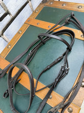 Load image into Gallery viewer, Pony Show Bridle -Brown- English Leather - Shoelace Reins - Leadrein/M&amp;M/Workers etc