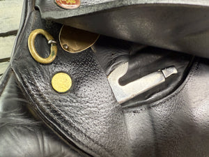 17 1/2” MW Eric Thomas Jump Saddle - Black