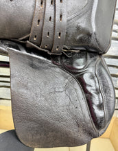 Load image into Gallery viewer, 15” Medium Heritage Saddlery English GP Pony Saddle - Black