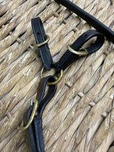 Load image into Gallery viewer, S/H Leather In Hand Lead with Handle &amp; Coupling -  Brown/Brass
