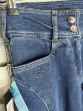 Load image into Gallery viewer, Kingsland Kayce Grip Denim Breeches - Size 32/22” Waist - Dark Denim