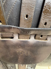 Load image into Gallery viewer, 17 1/2” Wide Ideal VSD/WH/GP English Saddle - Brown - Working Hunter Cob