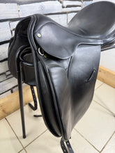Load image into Gallery viewer, 17 1/2” MW Ideal Jessica Dressage Saddle - Black - Flocked