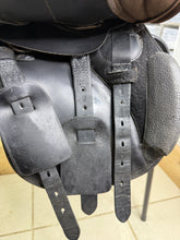 Load image into Gallery viewer, 15” MW Changeable Gullet Thorowgood Pony Club GP Saddle - Brown - Flocked