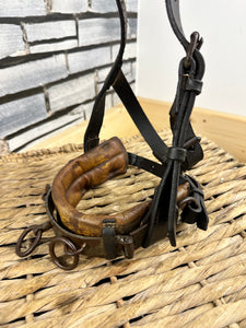 S/H Leather Lunge Cavesson - Pony