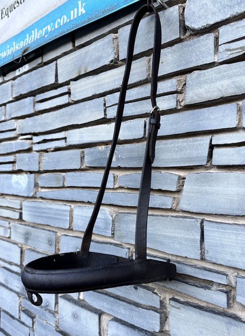 S/H Cob Size English Chunky Cavesson Flash Loop Noseband