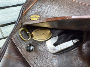 17 1/2” Medium Santa Cruz Jump Saddle - Brown