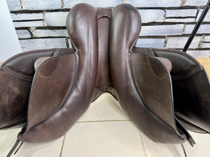 17 1/2” MW Winners Circle Jump Saddle - Brown