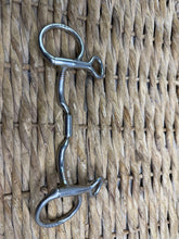 Load image into Gallery viewer, S/H 5 3/4” Myler Comfort Mouth Port Barrel Hanging Cheek Snaffle