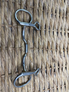 S/H 5 3/4” Myler Comfort Mouth Port Barrel Hanging Cheek Snaffle