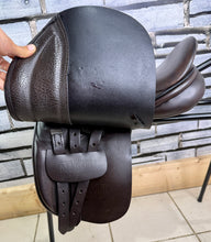 Load image into Gallery viewer, 15” Wide Manor English Pony WH Saddle - Brown - GP/Workers - W-XW