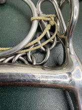 Load image into Gallery viewer, 5” Double Bit Set - Fixed Arch Mouth Weymouth &amp; Small Ring Bridoon - Thin