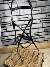 Load image into Gallery viewer, S/H Easytrek Leather CrossUnder Bitless Bridle - Brown - Cob