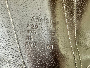 17 1/2” MW Voltaire Adelaide Monoflap Dressage Saddle - Brown