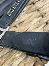 Load image into Gallery viewer, S/H Black Padded Leather Diamonte Headcollar - Cob