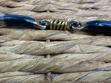 Load image into Gallery viewer, S/H 5 1/2” Wilkie Blue Sweet Iron - Brass Rollers Loop Bit