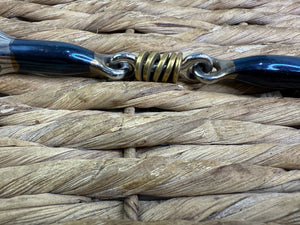 S/H 5 1/2” Wilkie Blue Sweet Iron - Brass Rollers Loop Bit