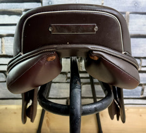 16” M/Changeable Gullet Whitaker Barnsley Pony Jump Saddle - Brown