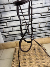 Load image into Gallery viewer, S/H Horse Leather CrossUnder Bitless Bridle - Brown - Full