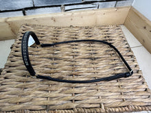 Load image into Gallery viewer, Arab In Hand Rolled Leather Show Halter/Bridle-Dot/Dash Diamonte