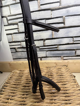 Load image into Gallery viewer, S/H English Snaffle TB Cavesson Bridle - Brown - Full