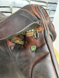 16 1/2” MW Stubben Juventus Jump Saddle - Brown